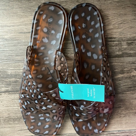 Maurices Shoes - NWT Maurice’s Women’s Leopard Sandals Size 7